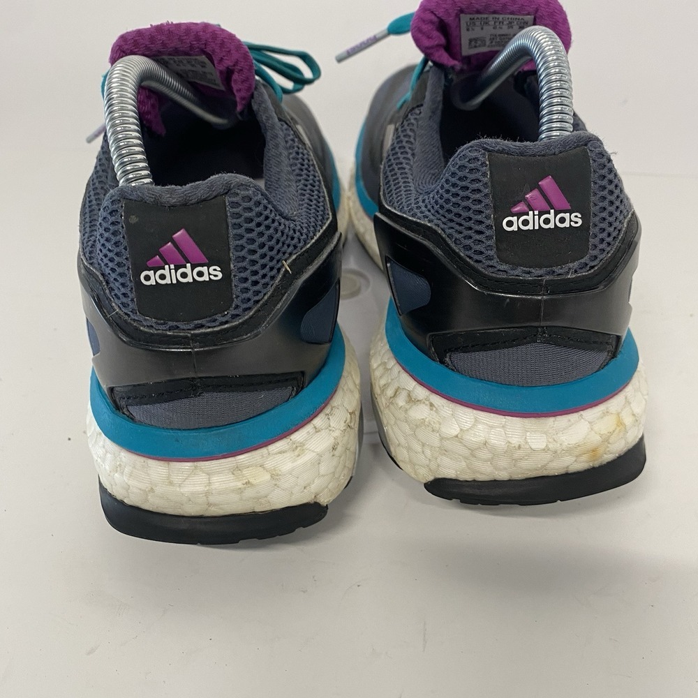 Adidas Shoes Women Size 10.5 Energy Boost Gray Athletic Running Sneakers 4112 - Picture 11 of 16